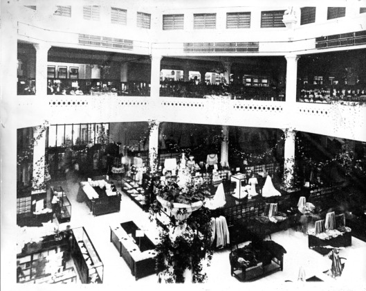 Cohen Bros first floor and mezzanine (photo credit: Jacksonville Historical Society)