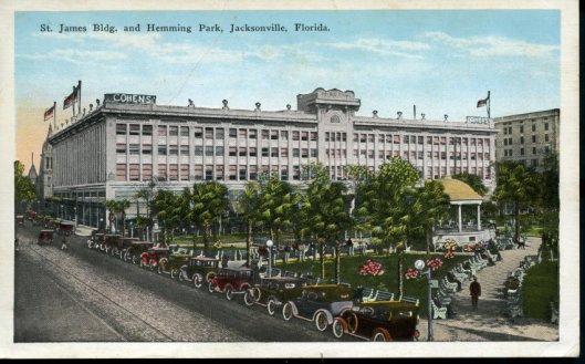 St. James Building, Henry Klutho, architect, circa 1920s (photo credit: Jacksonville Historical Society)