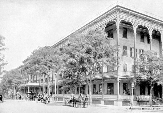 St. James Hotel before the Great Fire of 1901 (photo credit: Jacksonville Historical Society)